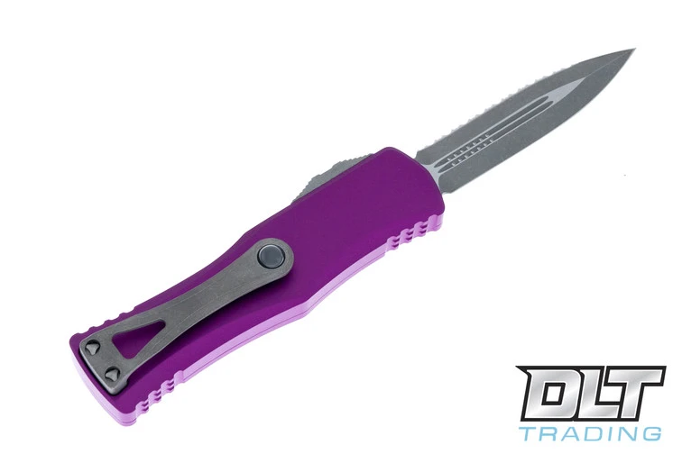 Microtech 702-12APVI Hera D/E - Violet Handle - Apocalyptic Blade 2 Microtech 702-12APVI Hera D/E - Violet Handle - Apocalyptic Blade - Image 2