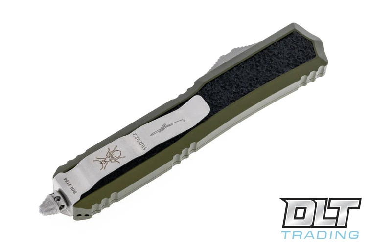 Microtech 206-10ODS Makora D/E - OD Green Handle - Stonewashed Blade - Signature Series 4 Microtech 206-10ODS Makora D/E - OD Green Handle - Stonewashed Blade - Signature Series - Image 4