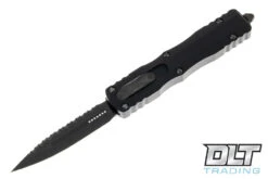Microtech 225-3DLCTSH Dirac D/E - Black Handle - DLC Blade
