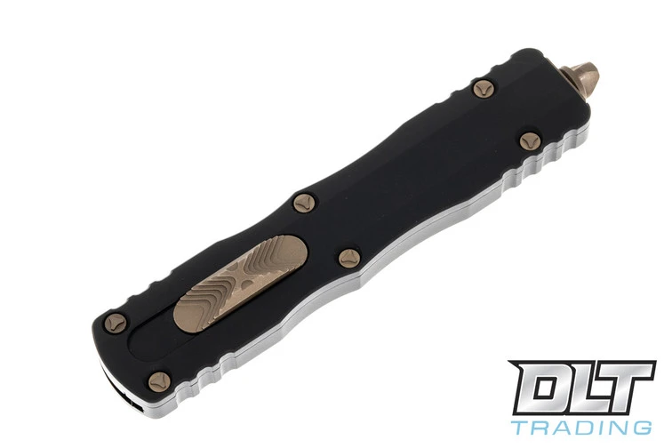 Microtech 227-15AP Dirac Delta D/E - Black Handle - Bronze Apocalyptic Blade 3 Microtech 227-15AP Dirac Delta D/E - Black Handle - Bronze Apocalyptic Blade - Image 3