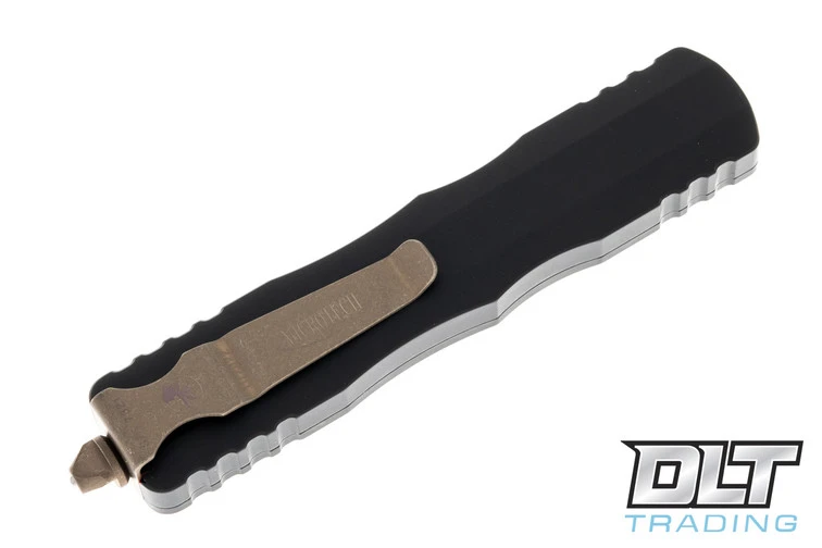 Microtech 227-15AP Dirac Delta D/E - Black Handle - Bronze Apocalyptic Blade 4 Microtech 227-15AP Dirac Delta D/E - Black Handle - Bronze Apocalyptic Blade - Image 4