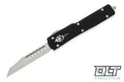 Microtech 419W-10S UTX-70 Warhound - Black Handle - Stonewashed Blade - Signature Series
