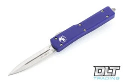 Microtech 147-4PU UTX-70 D/E - Purple Handle - Satin Blade