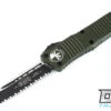 Microtech 144-3OD Combat Troodon T/E - OD Green Handle - Black Blade