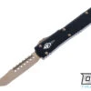 Microtech 119-13S Ultratech Hellhound - Black Handle - Bronze Blade - Signature Series