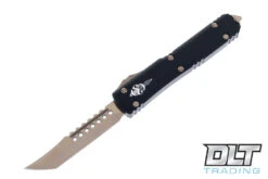 Microtech 119-13S Ultratech Hellhound - Black Handle - Bronze Blade - Signature Series