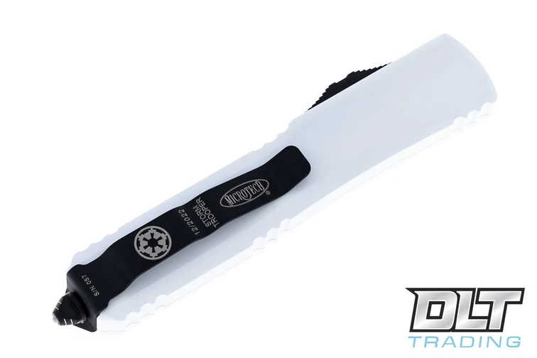Microtech 122-3STD Ultratech Storm Tropper D/E - White Handle - White Blade 4 Microtech 122-3STD Ultratech Storm Tropper D/E - White Handle - White Blade - Image 4