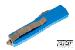 Microtech 232-13APBL UTX-85 D/E - Blue Handle - Bronze Apocalyptic Blade -Knife Online Shop microtech 20123032 43434.1675292125