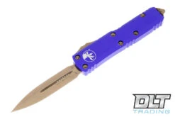 Microtech 232-13PU UTX-85 D/E - Purple Handle - Bronze Blade