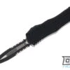 Microtech 702-2TFRS Hera D/E - Black Frag Handle - Black Blade