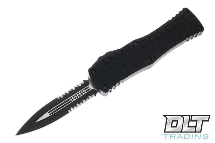 Microtech 702-2TFRS Hera D/E - Black Frag Handle - Black Blade 1 Microtech 702-2TFRS Hera D/E - Black Frag Handle - Black Blade