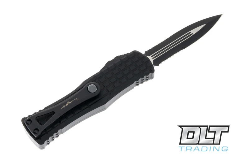 Microtech 702-2TFRS Hera D/E - Black Frag Handle - Black Blade 2 Microtech 702-2TFRS Hera D/E - Black Frag Handle - Black Blade - Image 2