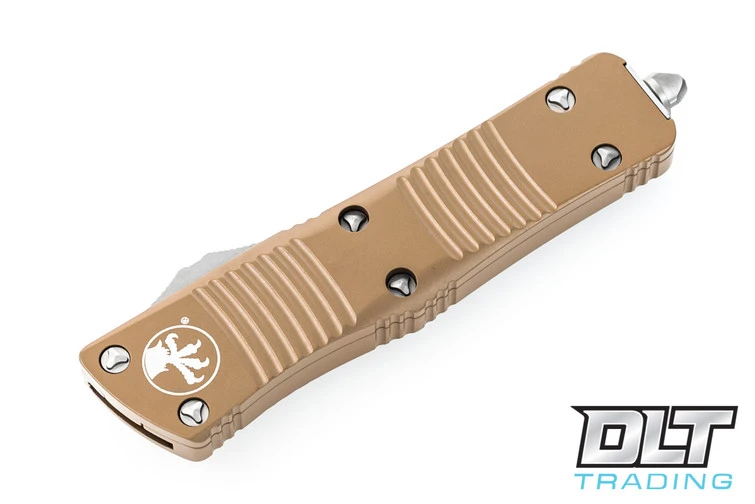 Microtech 138-10TA Troodon D/E - Tan Handle - Stonewashed Blade 4 Microtech 138-10TA Troodon D/E - Tan Handle - Stonewashed Blade - Image 4