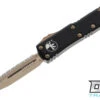 Microtech 232-15 UTX-85 D/E - Black Handle - Bronze Blade