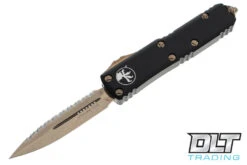 Microtech 232-15 UTX-85 D/E - Black Handle - Bronze Blade