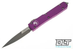 Microtech 120-10APVI Ultratech Bayonet - Violet Handle - Apocalyptic Blade