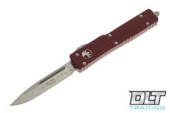 Microtech 148-4MR UTX-70 S/E - Merlot Red Handle - Satin Blade