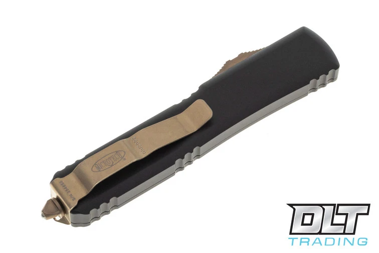 Microtech 223-13 Ultratech Spartan - Black Handle - Bronze Blade 4 Microtech 223-13 Ultratech Spartan - Black Handle - Bronze Blade - Image 4