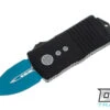 Microtech 157-1JK Exocet D/E Jedi Knight - Black Handle - Blue Blade