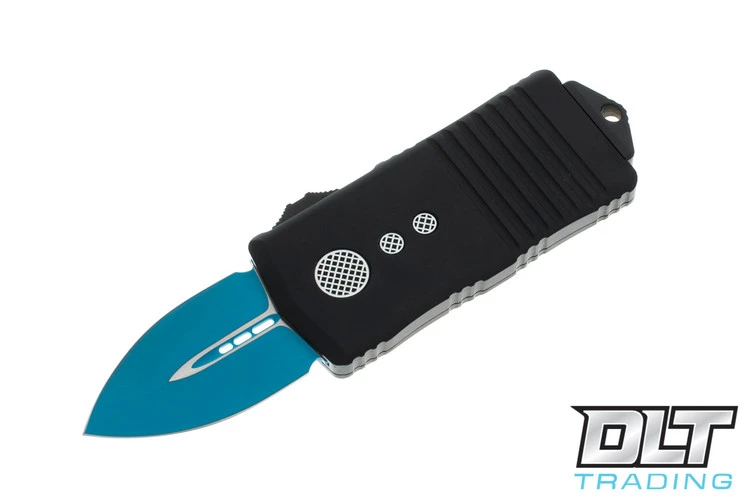 Microtech 157-1JK Exocet D/E Jedi Knight - Black Handle - Blue Blade 1 Microtech 157-1JK Exocet D/E Jedi Knight - Black Handle - Blue Blade