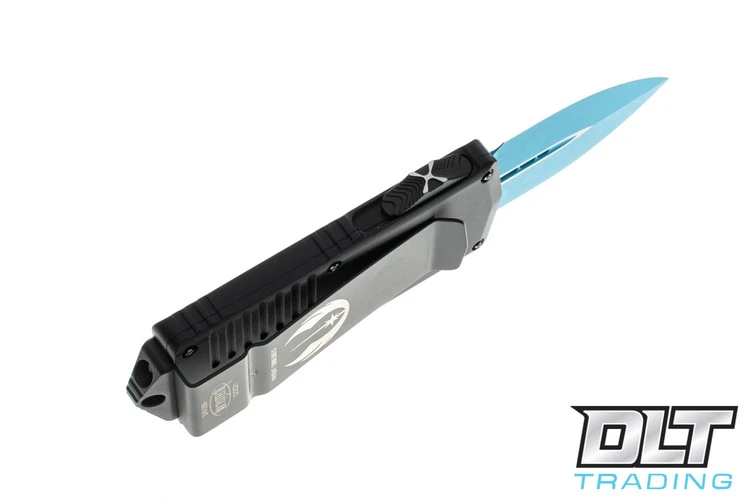 Microtech 157-1JK Exocet D/E Jedi Knight - Black Handle - Blue Blade 3 Microtech 157-1JK Exocet D/E Jedi Knight - Black Handle - Blue Blade - Image 3