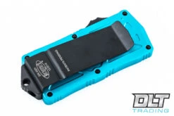 Microtech 157-1TQ Excocet - Turquoise Handle - Black Blade -Knife Online Shop microtech knives 17263 74977.1578416822