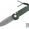 Microtech 135-10APOD LUDT - OD Green Handle - Apocalyptic Blade