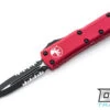 Microtech 232-2RD UTX-85 S/E - Red Handle - Black Blade