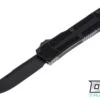 Microtech 278-1DLCTSH Scarab II S/E - Black Handle - DLC Blade