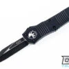 Microtech 146-1T Combat Troodon Bowie - Black Handle - Black Blade