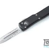 Microtech 147-11 UTX-70 D/E - Black Handle - Stonewashed Blade