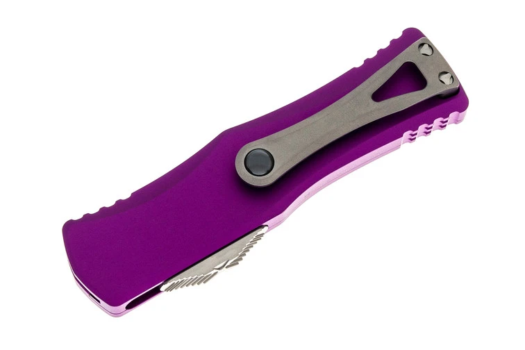 Microtech 703-11VI Hera S/E - Violet Handle - Stonewashed Blade 4 Microtech 703-11VI Hera S/E - Violet Handle - Stonewashed Blade - Image 4
