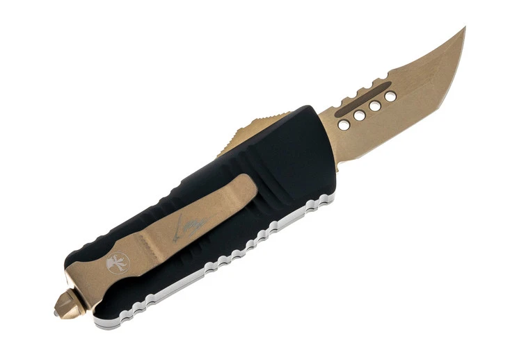 Microtech 819-13S Mini Troodon Hellhound - Black Handle - Bronze Blade - Signature Serie… 2 Microtech 819-13S Mini Troodon Hellhound - Black Handle - Bronze Blade - Signature Serie… - Image 2