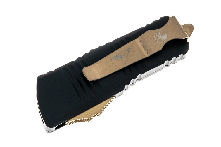 Microtech 819-13S Mini Troodon Hellhound - Black Handle - Bronze Blade - Signature Serie… 4 Microtech 819-13S Mini Troodon Hellhound - Black Handle - Bronze Blade - Signature Serie… - Image 4