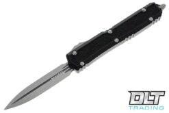 Microtech 206-10S Makora D/E - Black Handle - Stonewashed Blade - Signature Series