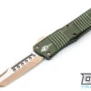 Microtech 219-13ODS Combat Troodon Hellhound - OD Green Handle - Bronze Blade - Signatur…