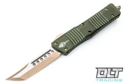 Microtech 219-13ODS Combat Troodon Hellhound - OD Green Handle - Bronze Blade - Signatur…