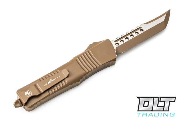 Microtech 219-1CDES Combat Troodon Hellhound - Cerakote Dark Earth - Signature Series 2 Microtech 219-1CDES Combat Troodon Hellhound - Cerakote Dark Earth - Signature Series - Image 2