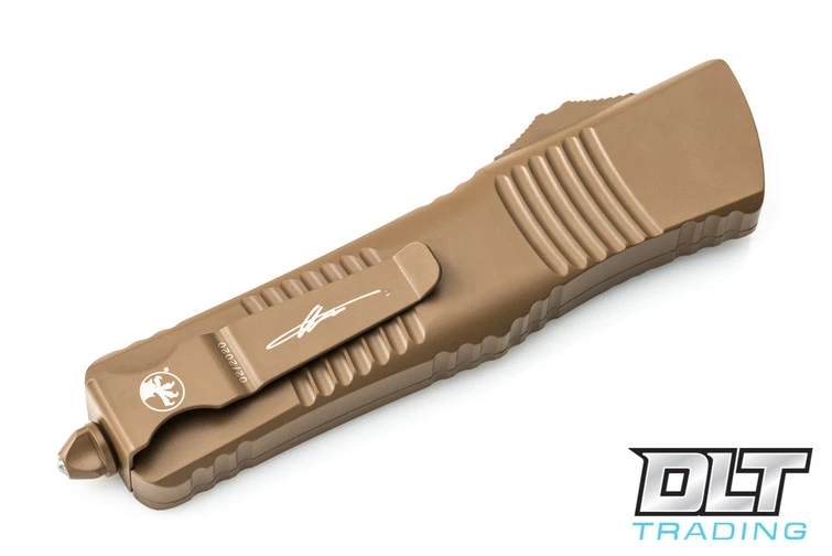 Microtech 219-1CDES Combat Troodon Hellhound - Cerakote Dark Earth - Signature Series 5 Microtech 219-1CDES Combat Troodon Hellhound - Cerakote Dark Earth - Signature Series - Image 5