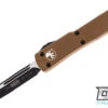 Microtech 148-1TA UTX-70 S/E - Tan Handle - Black Blade