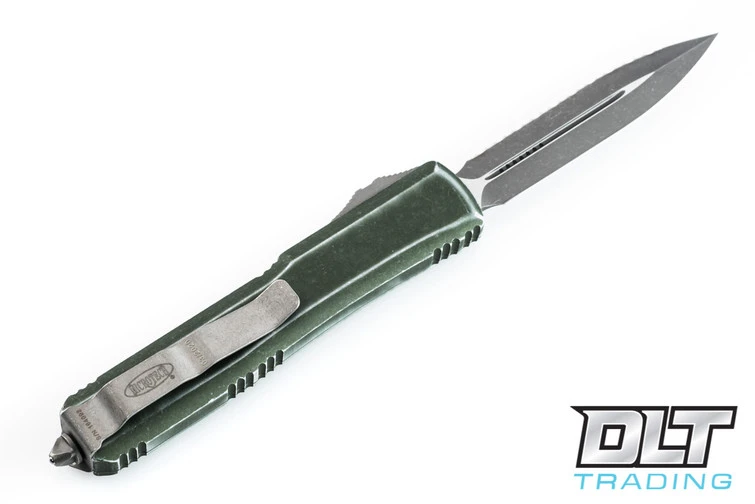 Microtech 122-12DOD Ultratech D/E - OD Green Handle - Apocalyptic Blade 2 Microtech 122-12DOD Ultratech D/E - OD Green Handle - Apocalyptic Blade - Image 2