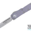 Microtech 231-10GY UTX-85 S/E - Grey Handle - Stonewashed Blade