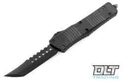Microtech 219-1DLCCFTS Combat Troodon Hellhound - Carbon Fiber - DLC Coated Blade - Sign…