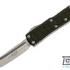 Microtech 233II-4ODS UTX-85 II T/E - OD Green Handle - Satin Blade - Signature Series