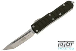 Microtech 233II-4ODS UTX-85 II T/E - OD Green Handle - Satin Blade - Signature Series