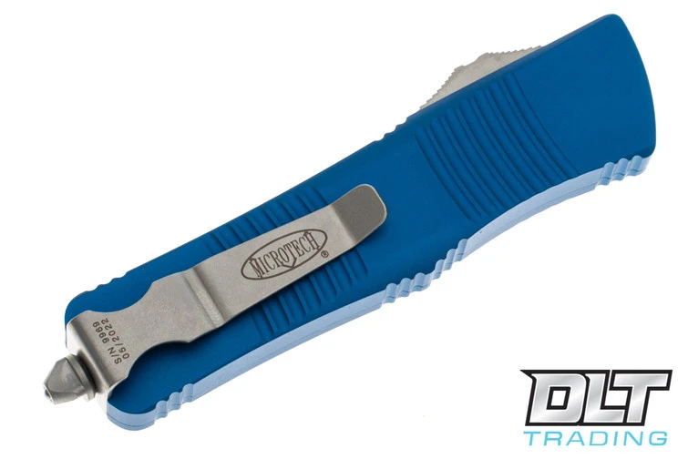 Microtech 139-4BL Troodon S/E - Blue Handle - Satin Blade 4 Microtech 139-4BL Troodon S/E - Blue Handle - Satin Blade - Image 4