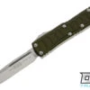 Microtech 231II-4ODS UTX-85 II S/E - OD Green Handle - Satin Blade - Signature Series