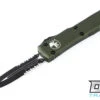 Microtech 122-2OD Ultratech D/E - OD Green Handle - Black Blade