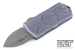 Microtech 157-10APGY Exocet - Grey Handle - Apocalyptic Blade