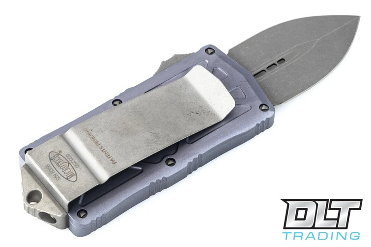 Microtech 157-10APGY Exocet - Grey Handle - Apocalyptic Blade 2 Microtech 157-10APGY Exocet - Grey Handle - Apocalyptic Blade - Image 2